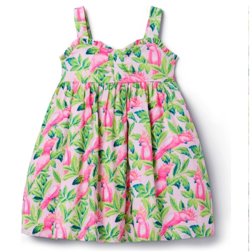 🦜 Janie and Jack Tropical Bird Sundress